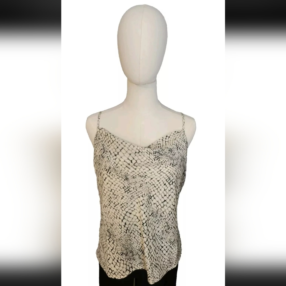 Banana Republic Snake Print  Cowl Neck Camisole Top Size XS